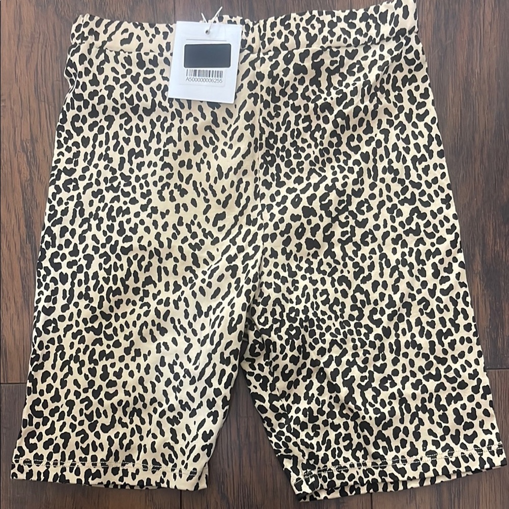 Adika Leopard Print Biker Shorts XS